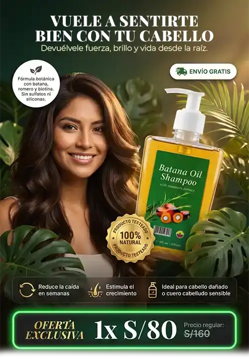 Shampoo de Aceite de Batana – Fórmula Fortalecedora Capilar